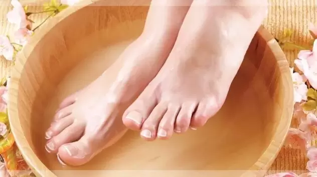 Foot bath against varicose veins